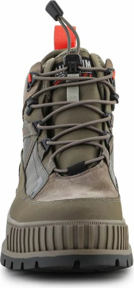 Visoki čevlji, nepremočljivi Palladium Pallashock TravelWp+ za moške in ženske, zeleni