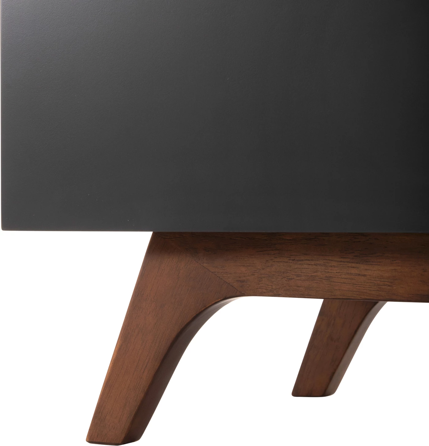 Buffet Preda FH9747 iz MDF z barvo oreha in temno sivega furnirja 167x28-40x80H cm