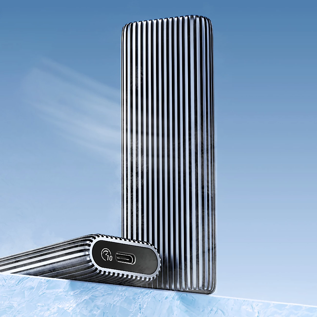 Računalniško ohišje za M.2 NVMe Orico AM2C3-G2, USB-C 3.2, sivo