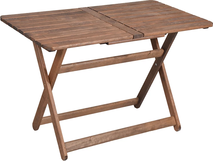 Vrtna miza Retto, rjava, 120x75x71 cm