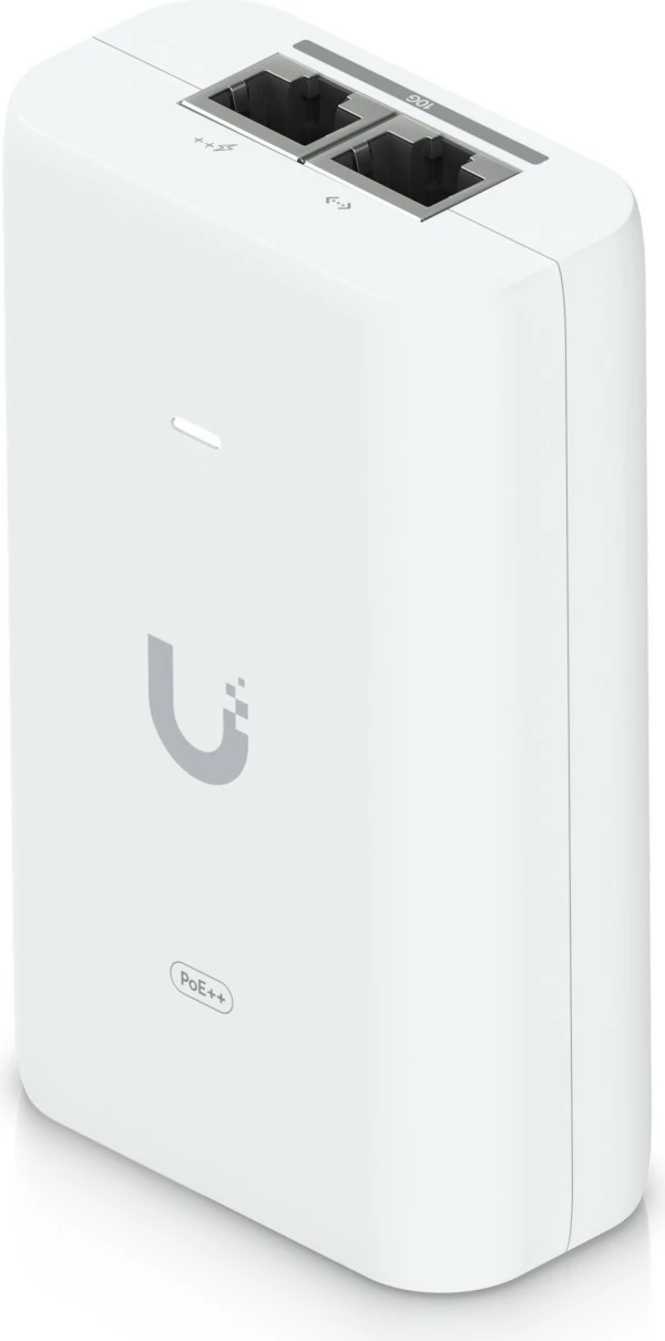 Adapter PoE++ 10 Gigabit Ethernet, 54 V, bel — Ubiquiti UACC-PoE++-10G
