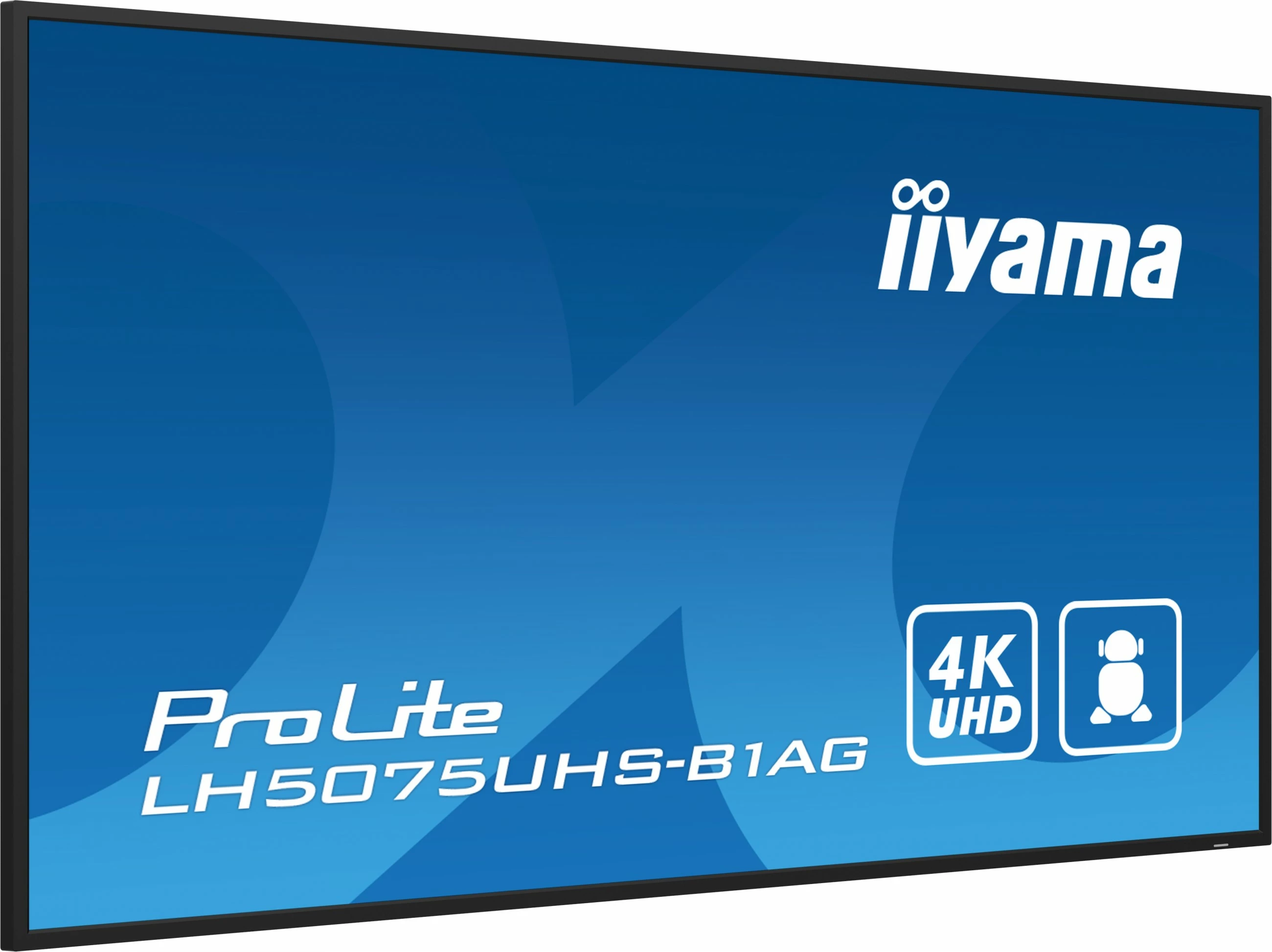 Digitalni zaslon iiyama LH5075UHS-B1AG, 49,5", 4K UHD, Wi‑Fi