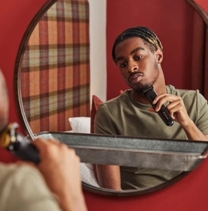 Set za lase in brado REMINGTON MB7050, črn