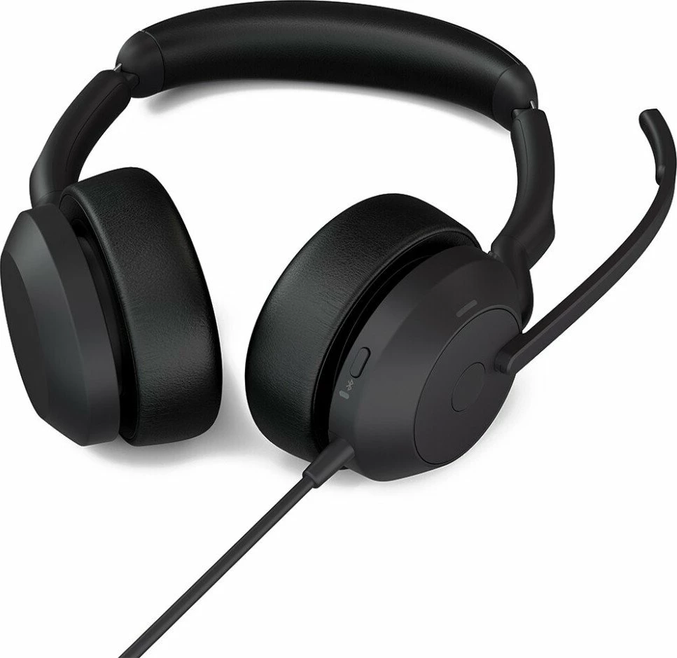 Profesionalne slušalke z mikrofonom Jabra Evolve2 50, USB-C MS Stereo, z zanko, 20 - 20000 Hz, za pisarno/klicni center, črne