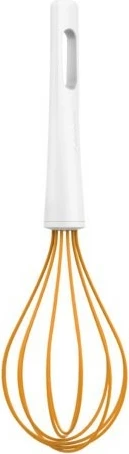 Metlica za stepanje jajc Fiskars 1023613, silikon, oranžna/bela