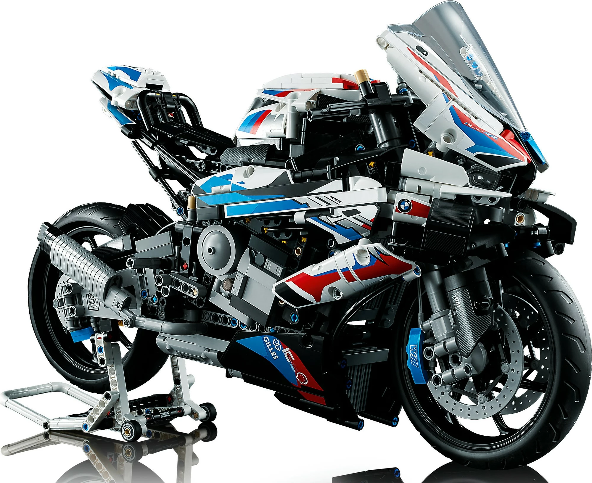 Model motorja v merilu 1:5 LEGO Technic BMW M 1000 RR, 1921 delov, večbarven