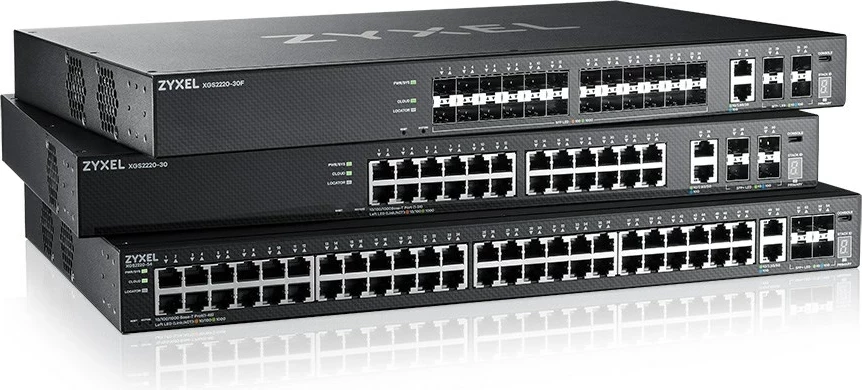 Upravljano L3 stikalo ZyXEL XGS2220-30F, črno
