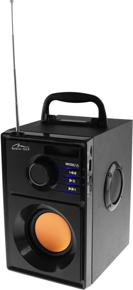 Prenosni zvočnik, Media-Tech BOOMBOX BT, 15 W, črn
