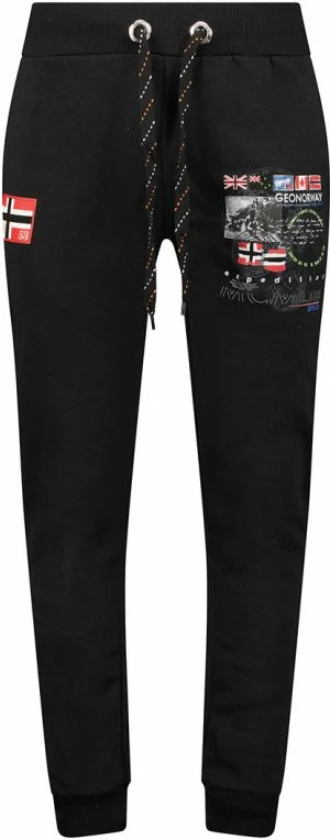 Udobne pantalone Geographical Norway za moške, črne