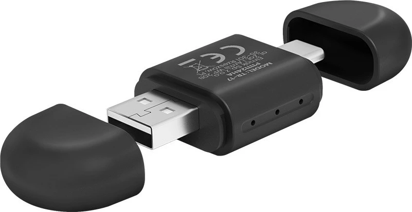 Brezžični adapter za CarPlay in Android Auto Savio TR-17, črn