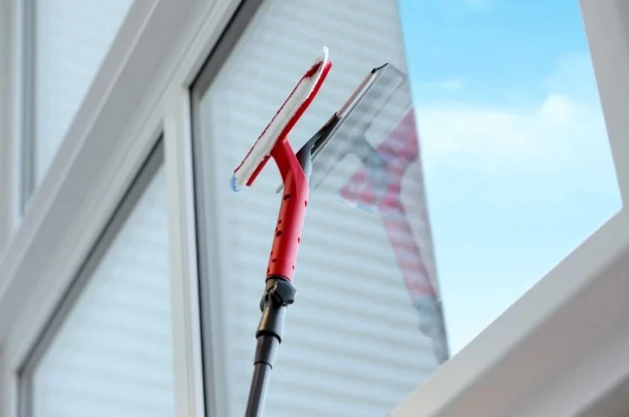 Pometalo za stekla Vileda, rdeča