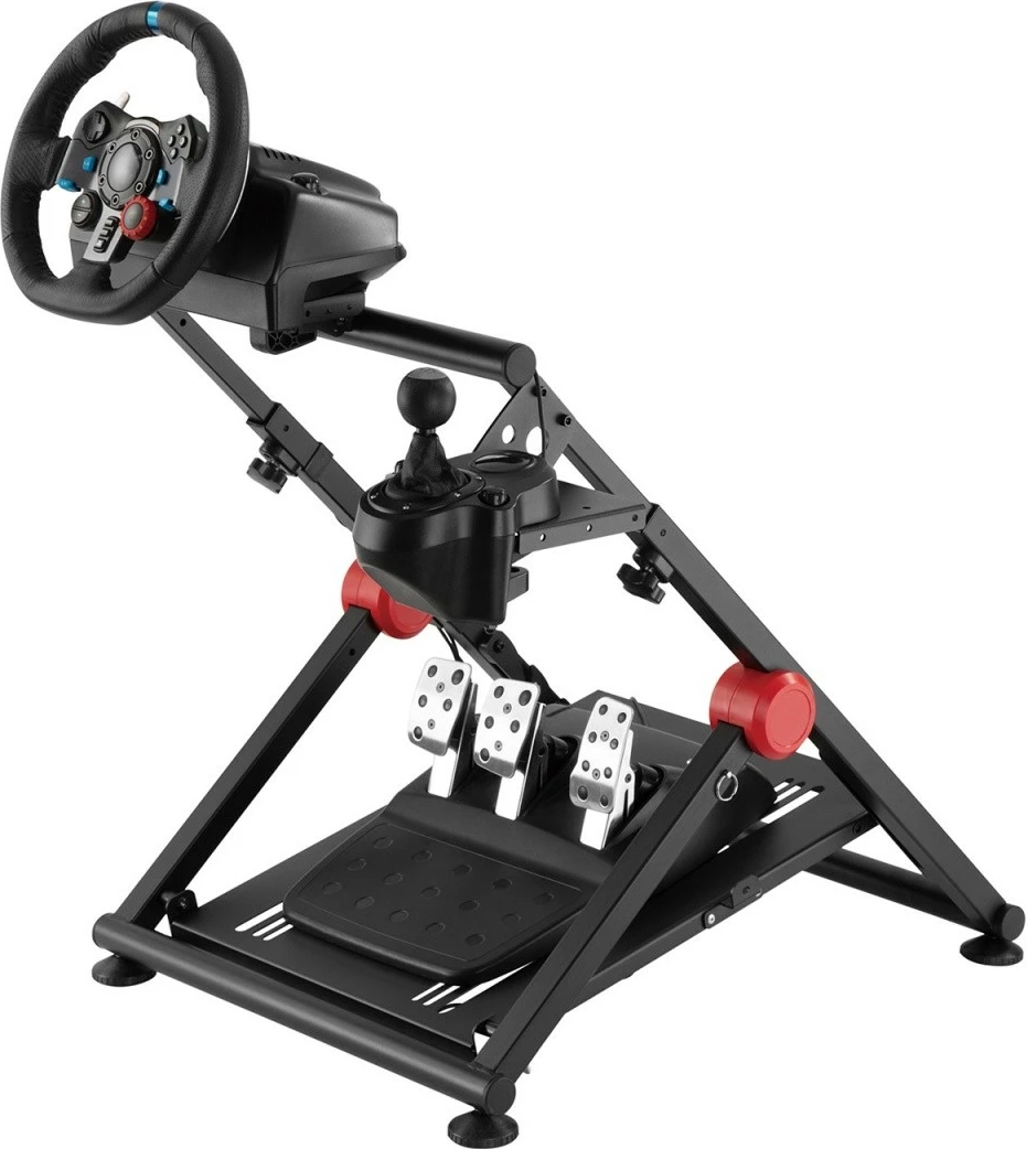 Zložljiv stalek za volan Audiocore RS155, za PC/PlayStation/Xbox, črn