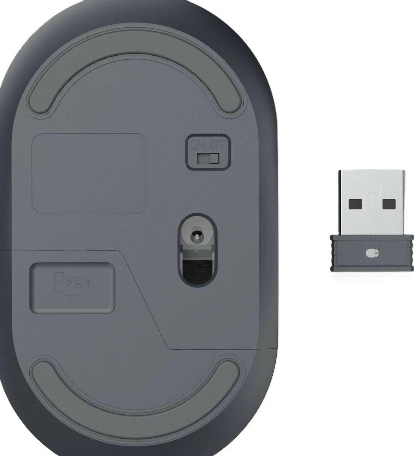 Brezžična laserska miška 1600 DPI Hama WM-150, črna