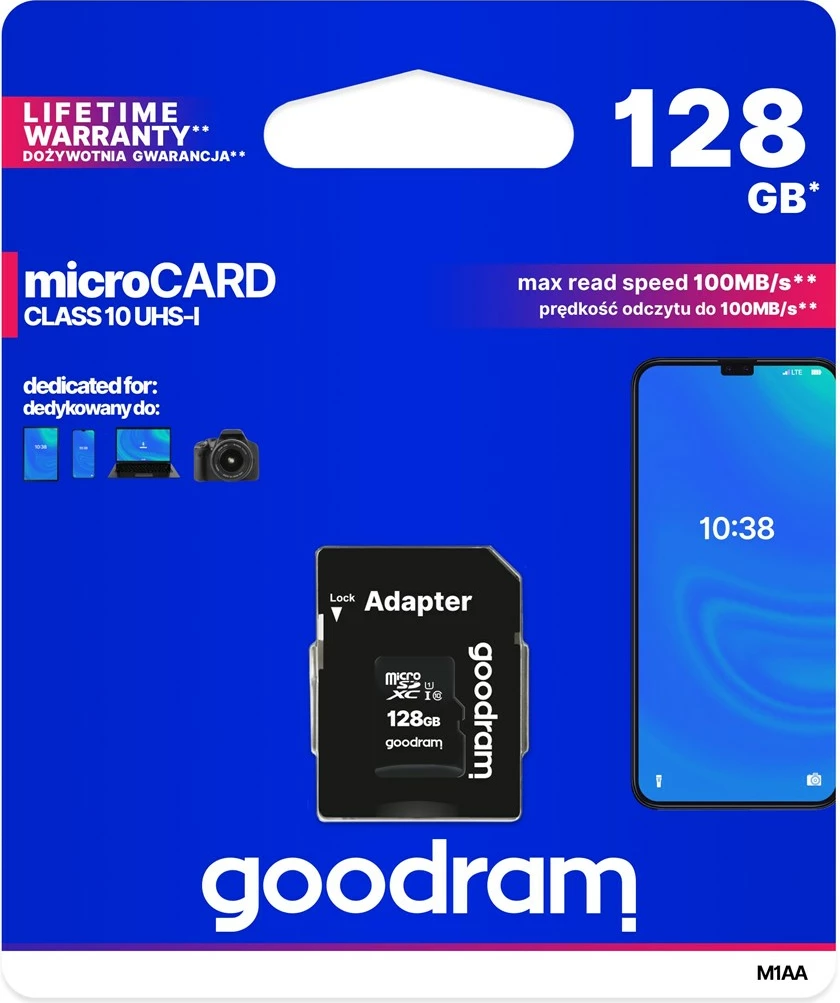 Kartica za pomnilnik Goodram M1AA-1280R12, 128GB