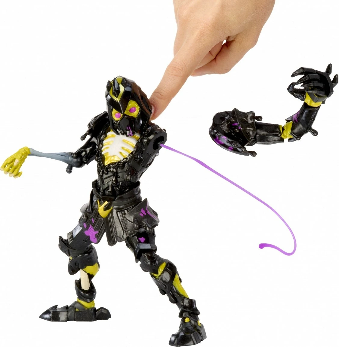 Akcijska figura Ninjombie Jonin Knight, MGA, 121992-EUC, z gibljivimi okončinami, 13 dodatki in sluz, 6+ let