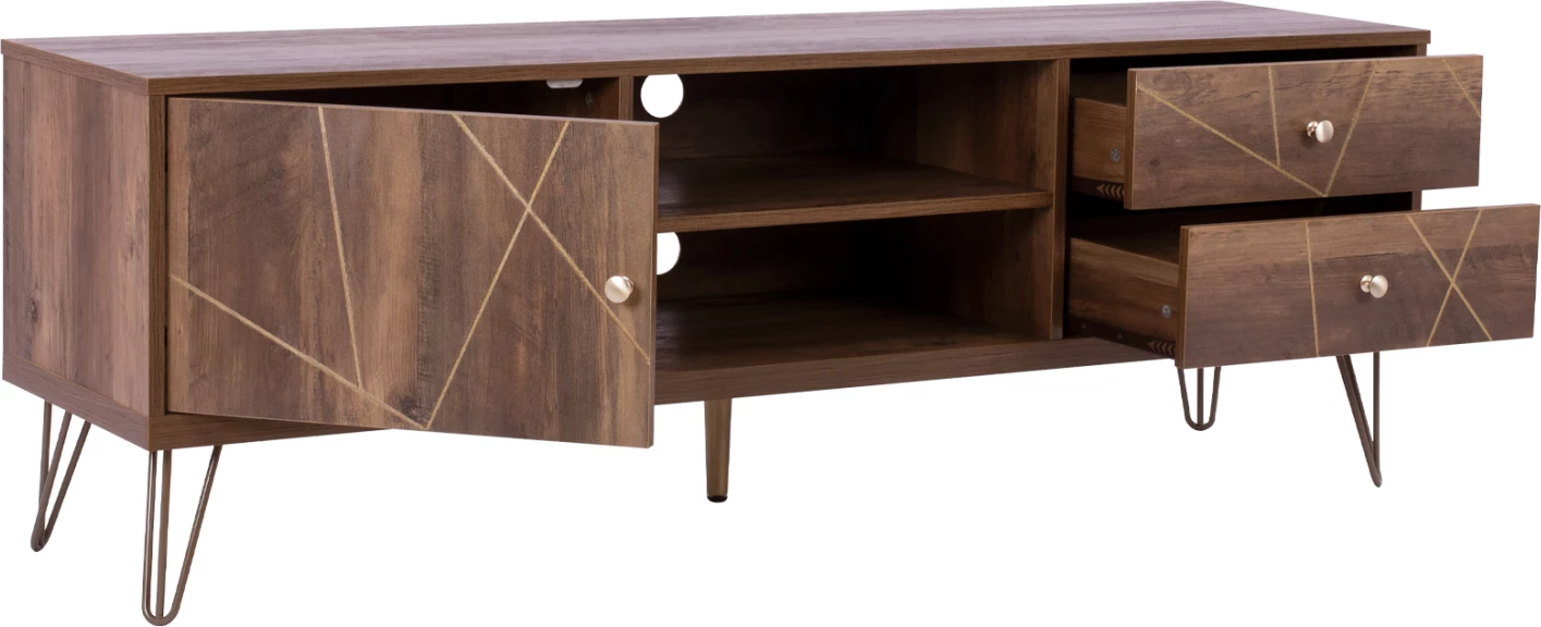 Komplet TV Kaitlyn FH8652 Oreh z Zlato 150x39,5x51,5 cm