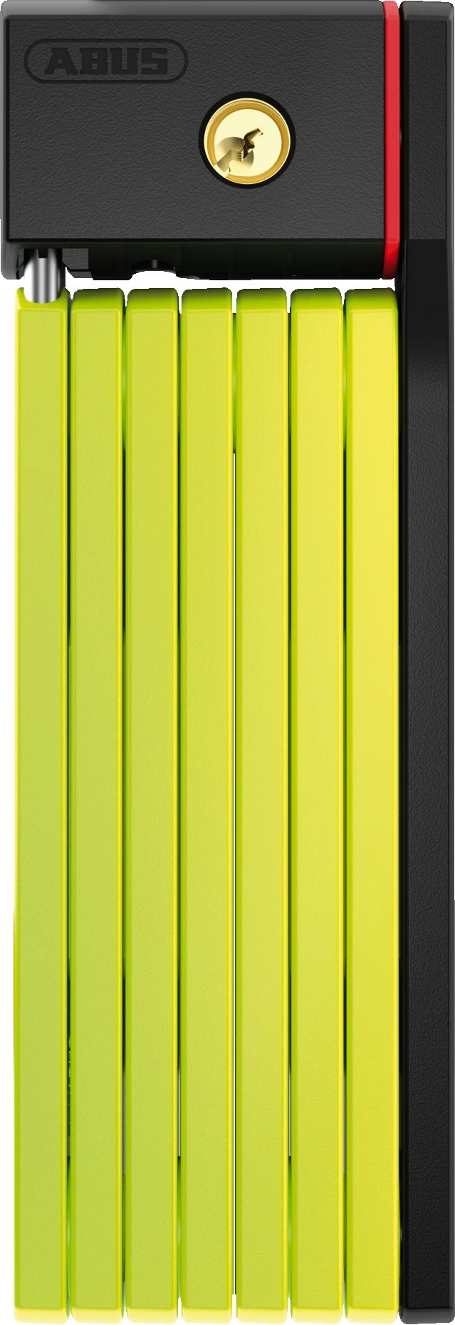 Zložljiva ključavnica za kolo Bordo BIG uGrip 5700K/100 LM SH, ABUS, lime