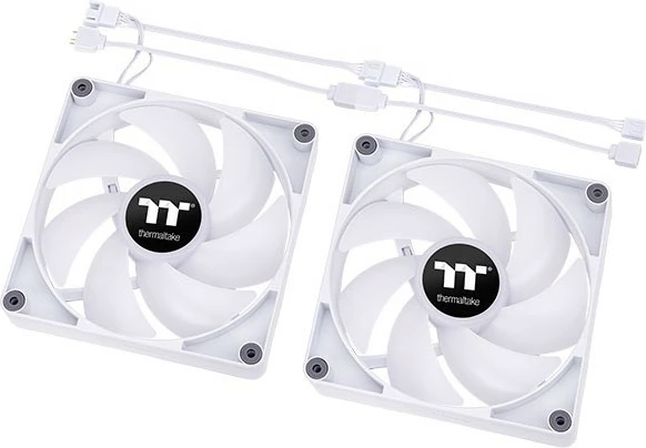Ventilator za ohišje Thermaltake TT CT120 ARGB, 500–2000 RPM, bel