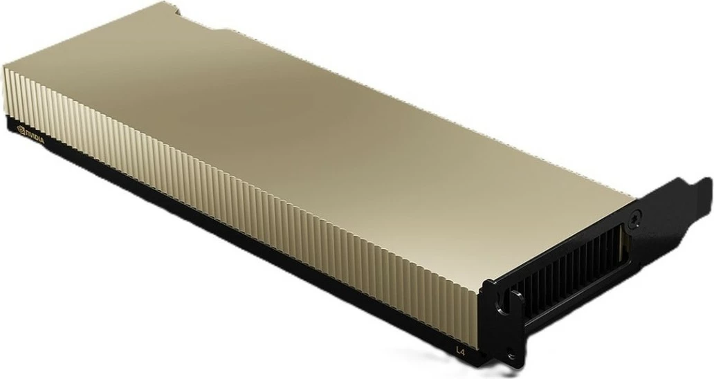 Grafična kartica 24GB GDDR6, pasivno hlajena, PCI Express x16, zlata - NVIDIA PNY L4