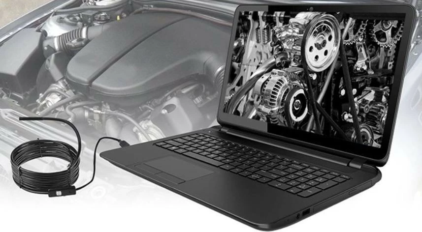 Inspekcijski endoskop, Media-Tech MT4095, USB/microUSB, 5 m, črn