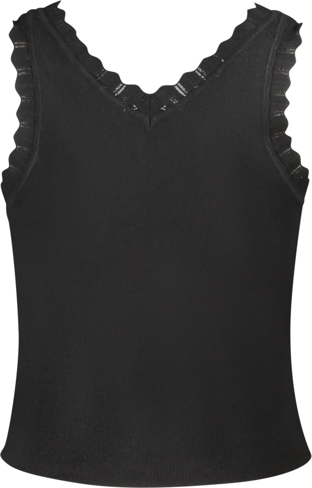 Top za ženske GUESS JEANS, črn