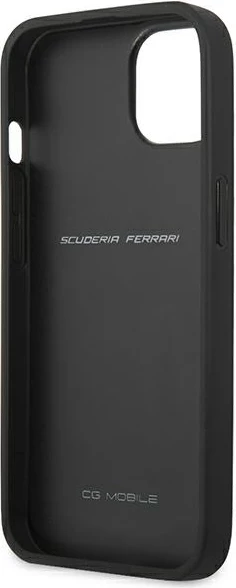 Ovitek za telefon Ferrari Off Track Quilted za iPhone 13 mini, 5,4", črn, trdo ohišje