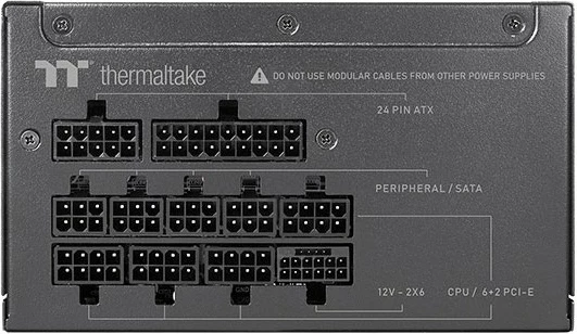 Napajalnik 750 W, 80 PLUS Gold, črn, Thermaltake Toughpower GT