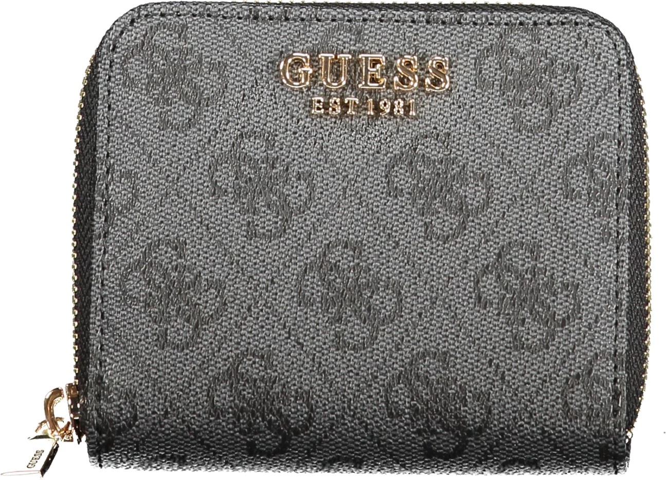 Praktičen in eleganten denarnica Laurel II, GUESS JEANS, črna