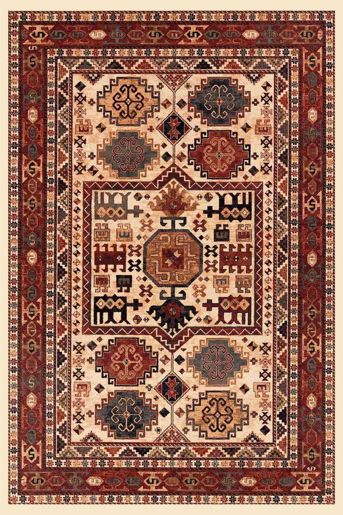 Kilim za hodnik večbarven, Conceptum Hypnose CT-1158, 80x150 cm