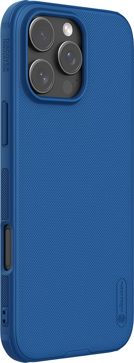 Ovitek za telefon Super Frosted Shield Pro Nillkin za iPhone 16 Pro, moder