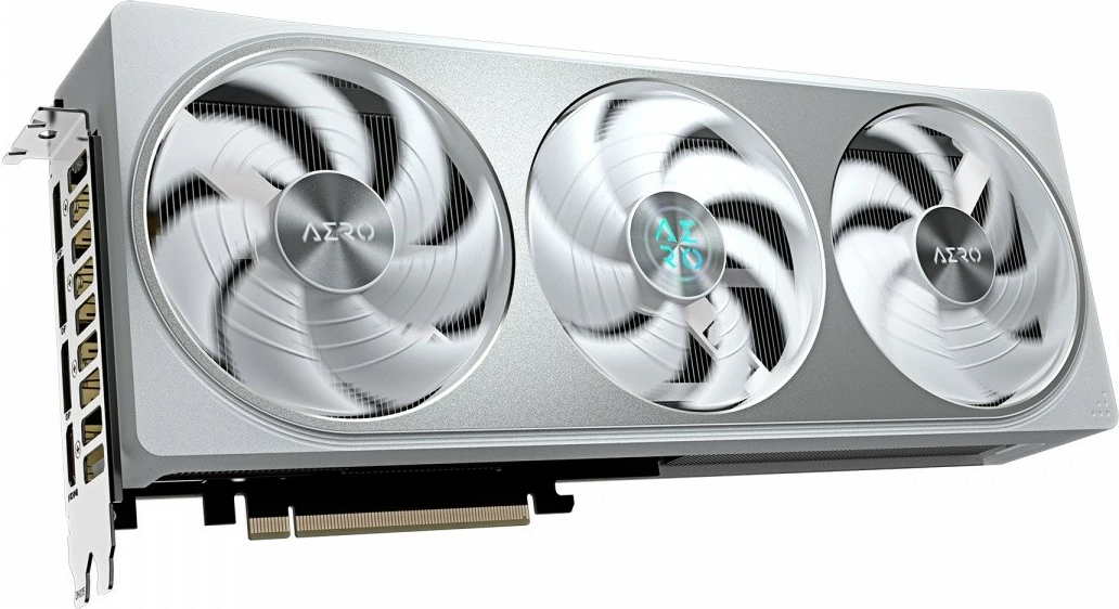 Grafična kartica Gigabyte GeForce RTX 5070 AERO OC, 12GB GDDR7, 192-bit, bela