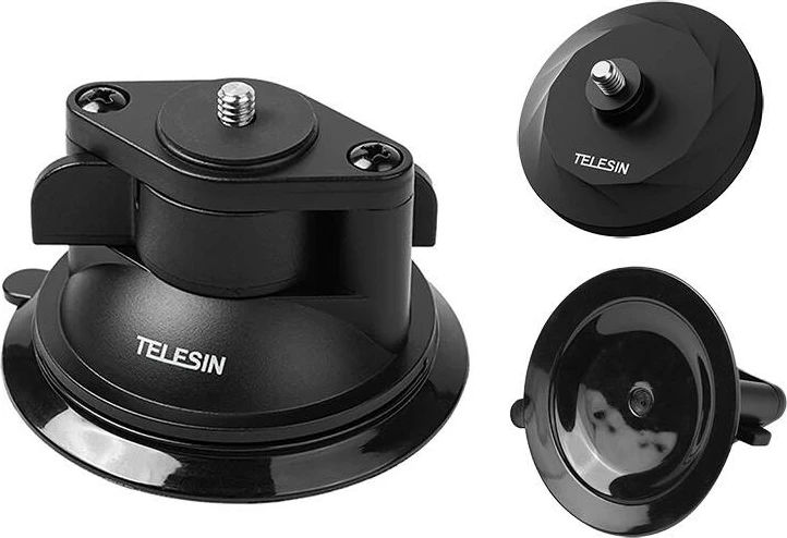 Magnetni in vakuumski nosilec za kamero Telesin MAG-003, za Insta360 GO 3, črn