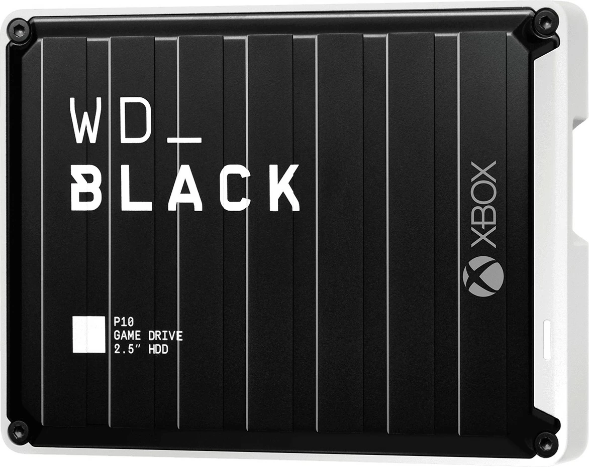 Zunanji trdi disk 2TB Western Digital WD BLACK P10 Game Drive, USB 3.2, za Xbox, črno/bele