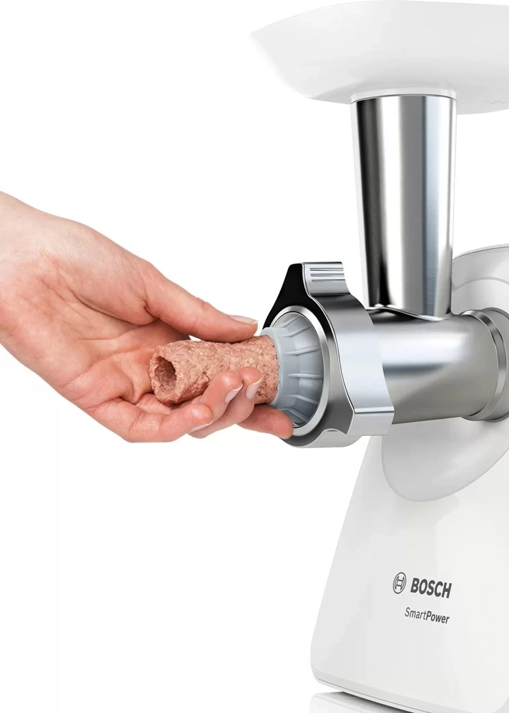 Mlinček za meso BOSCH MFW2520W, bel