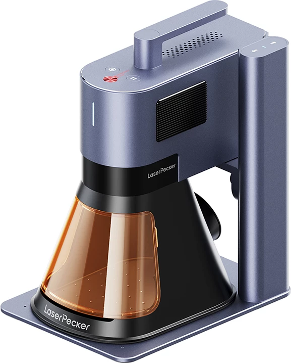 Laserski gravirnik LaserPecker 5 Deluxe, 20 W, z dodatkoma Slide in Rotary, siv