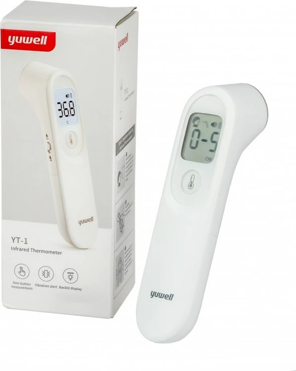 Brezstični čelni elektronski termometer YUWELL, bel