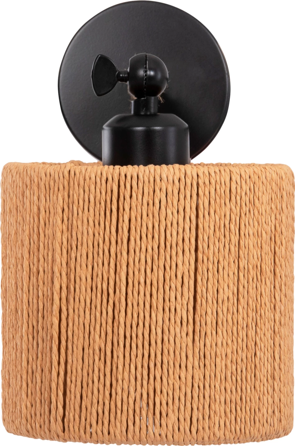 Stenska svetilka LANT FH4476 kovinska osnova-konopljina vrv- [E27] 15x15x35-23Hcm