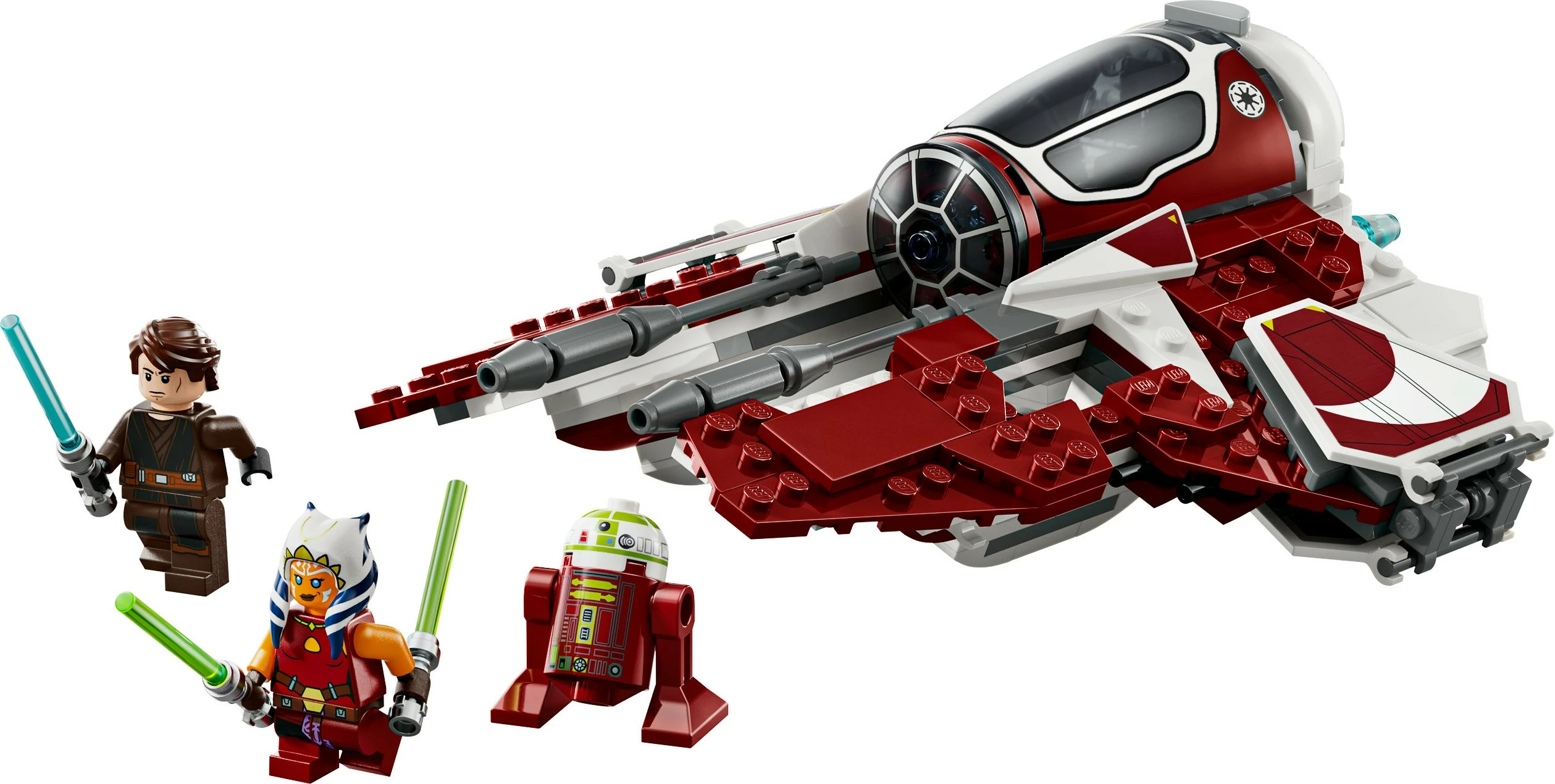 Gradbeni set Jedi Interceptor Ahsoka, LEGO Star Wars 75401, večbarven