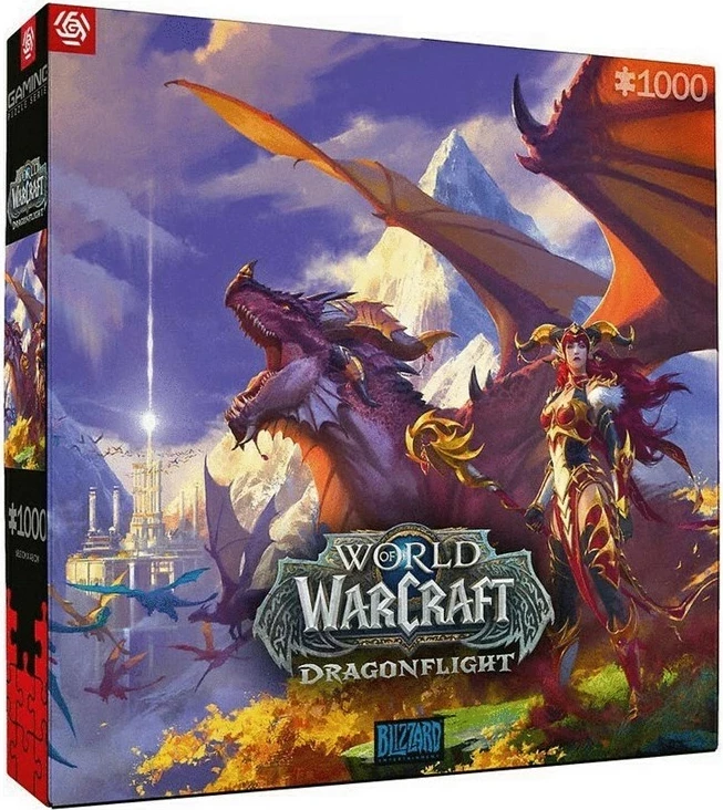 Sestavljanka World of Warcraft: Dragonflight, Cenega Publishing, 1000 kosov, večbarvna
