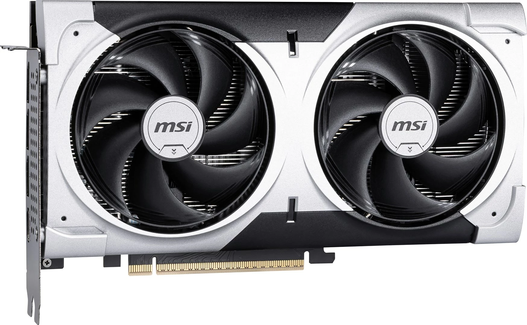 Grafična kartica GeForce RTX 5060 Ti 8G VENTUS 2X OC PLUS MSI, 8 GB GDDR7, srebrna