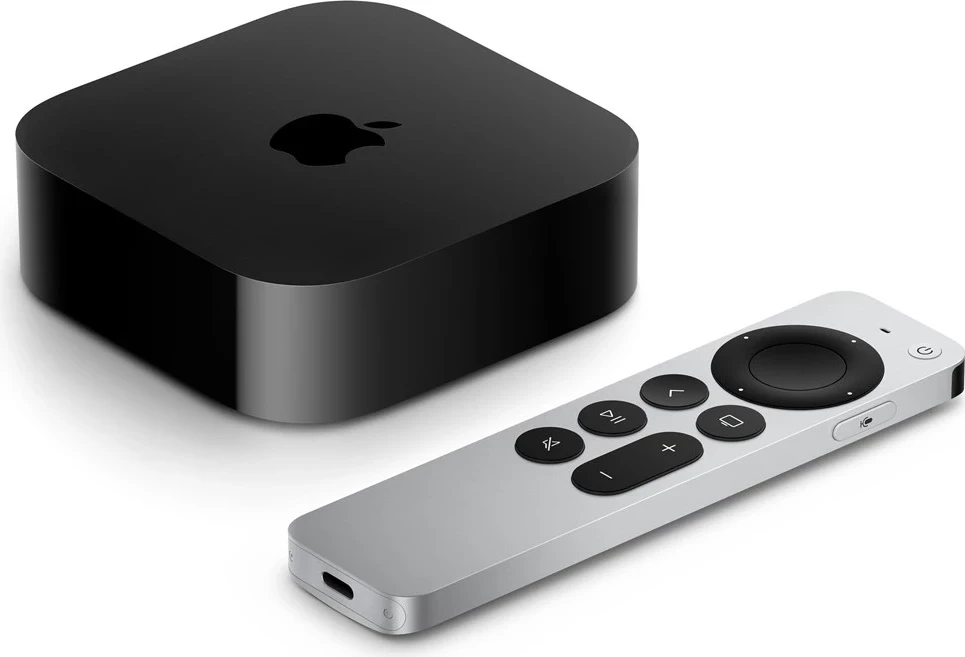 Predvajalnik medijev 4K 64 GB Wi‑Fi, Apple TV, črn, srebrn