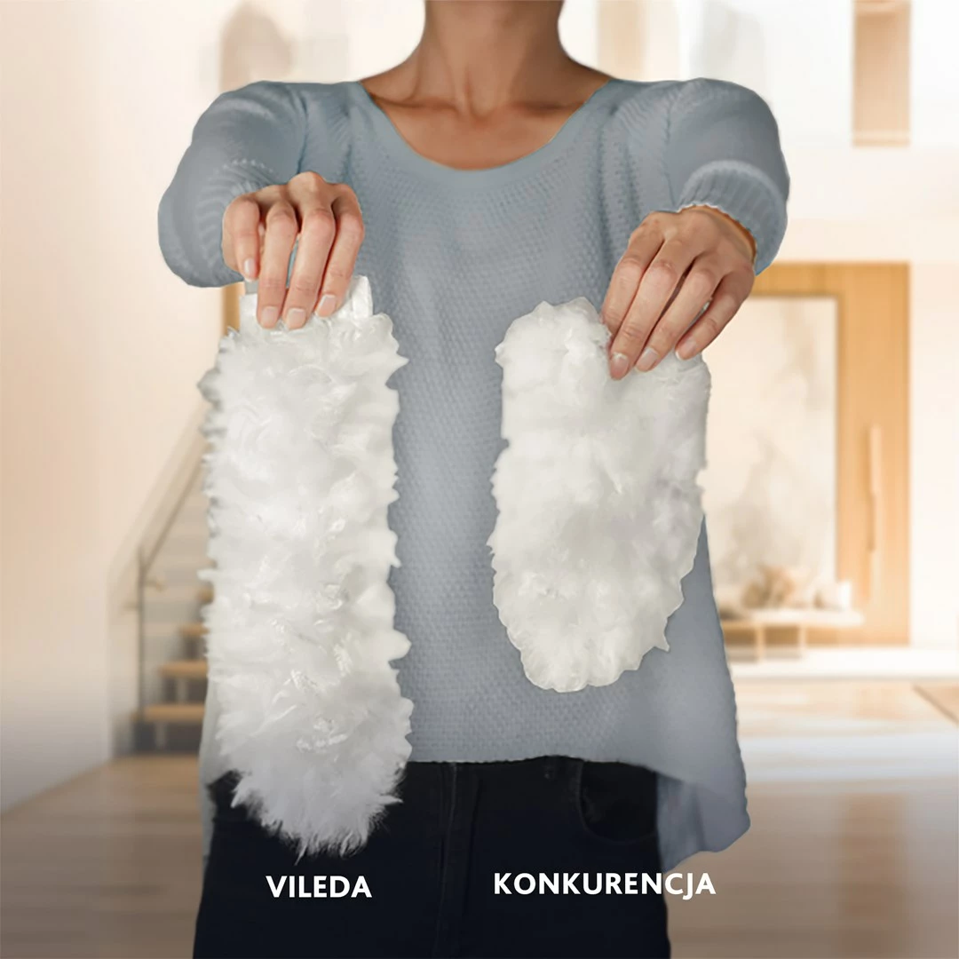 Nadomestni vložki za metlo Vileda Flex&Catch, 10 kos, beli