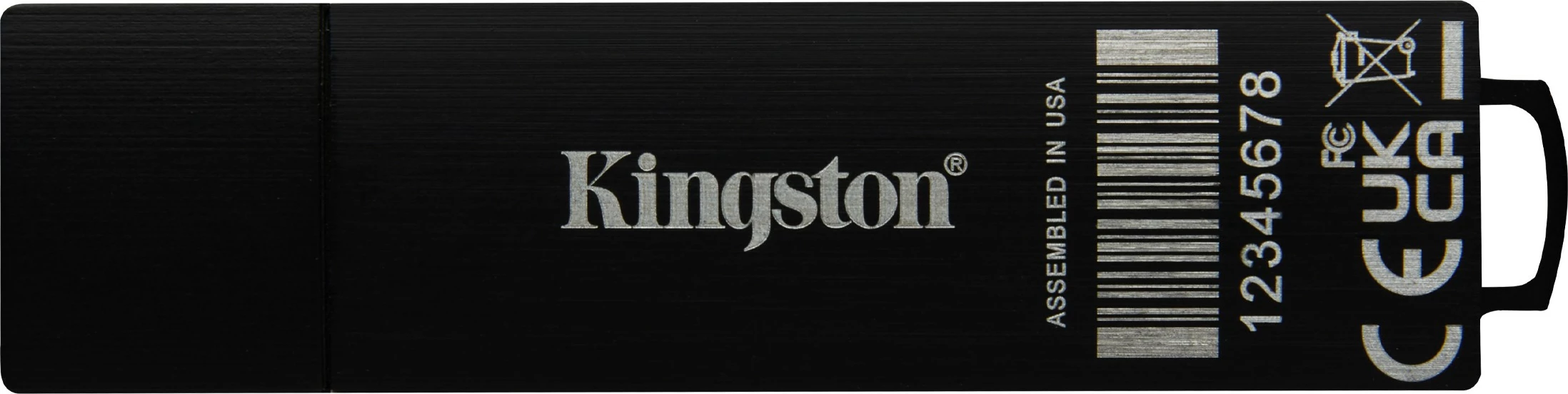 Varnostni USB Kingston IronKey D500S 128GB, USB 3.2, črn