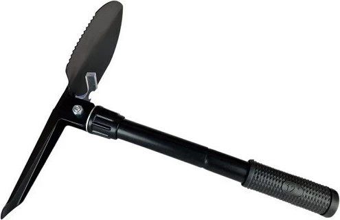 Multifunkcijska taktična lopata AZYMUT Trapper H-C271008, inox, črna, + paket