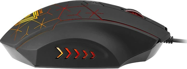 Miška z RGB osvetlitvijo, Tracer XO GAMEZONE, z žico, črna