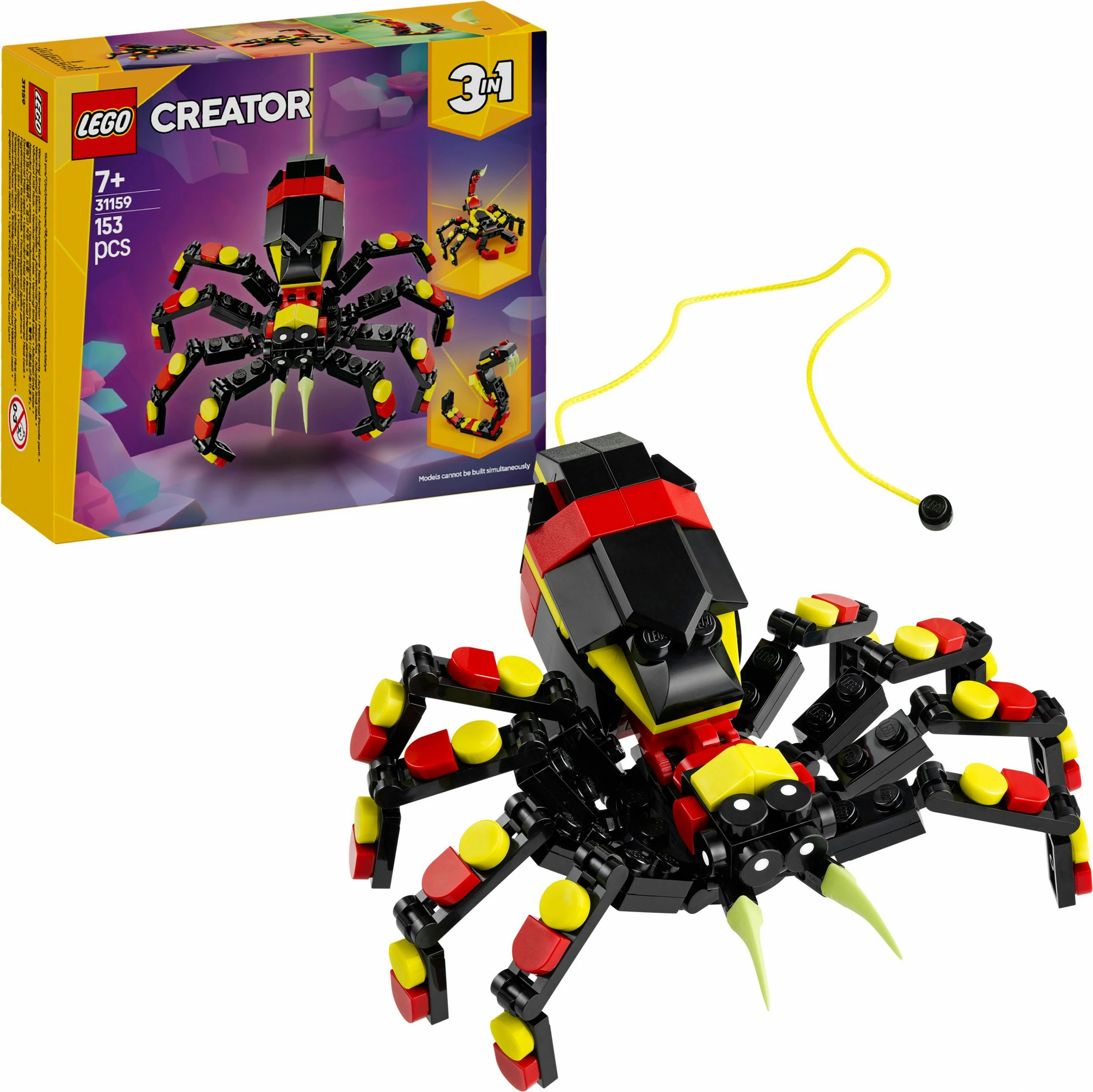 Komplet za gradnjo 3-v-1, 153 delov, večbarven LEGO Creator 31159