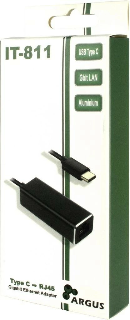 Omrežna naprava Realtek RTL8153 Inter-Tech ARGUS IT-811, črna