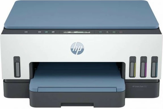 Večnamenska naprava HP Smart Tank 725, 28B51A, barvni tisk, USB, modro/bela