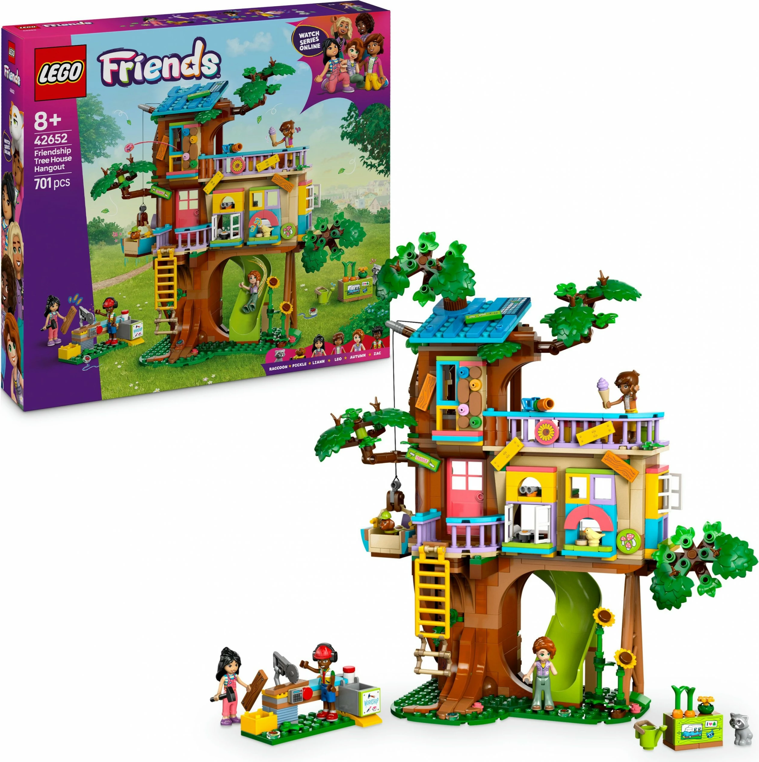 Hiša na drevesu LEGO Friends 42652, 701 del, večbarvno