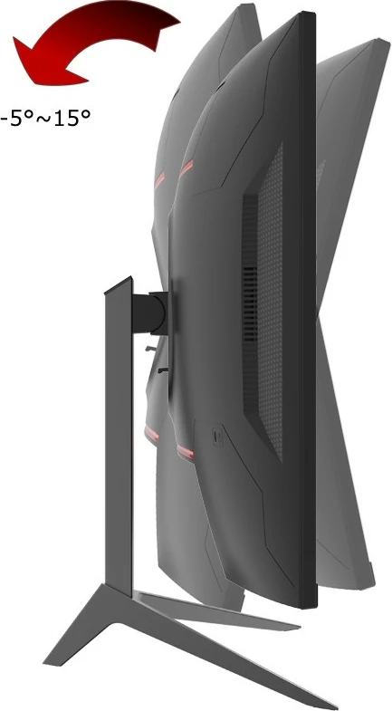 27" Quad HD LED monitor LC-Power LC-M27-QHD-165-C, 1 ms, črn